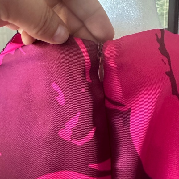 ZARA JUST 30! silky purple and pink dress.  Dress it down and up. - Picture 5 of 8